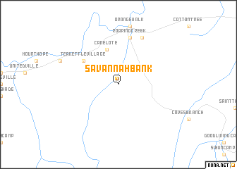 map of Savannah Bank