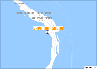 map of Savannah Sound