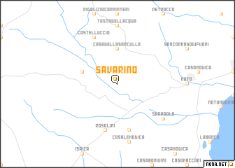 map of Savarino