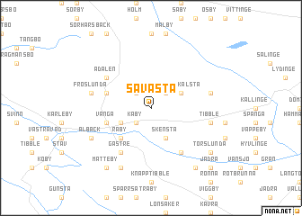 map of Sävasta