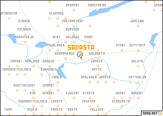map of Sävasta