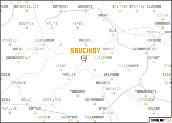 map of Savcıköy