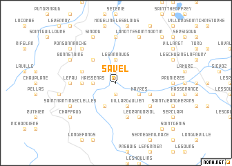 map of Savel
