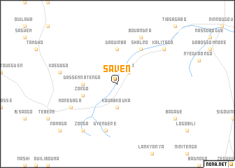 map of Saven