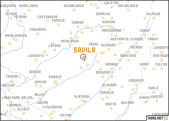 map of Savila