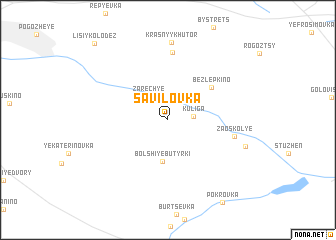 map of Savilovka