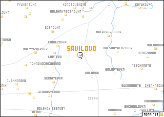 map of Savilovo