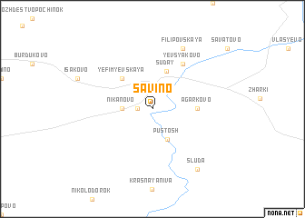 map of Savino