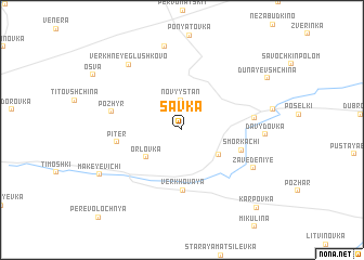 map of Savka