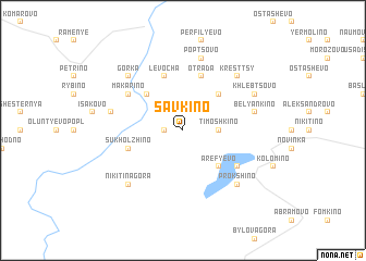 map of Savkino