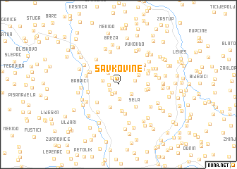 map of Savkovine