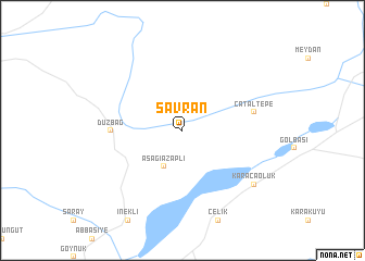 map of Savran