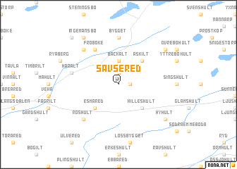 map of Sävsered