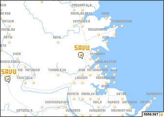 map of Savu