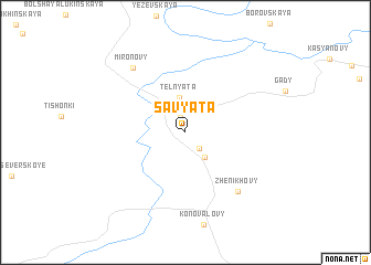 map of Savyata