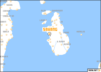 map of Sawang