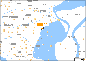 map of Sawani