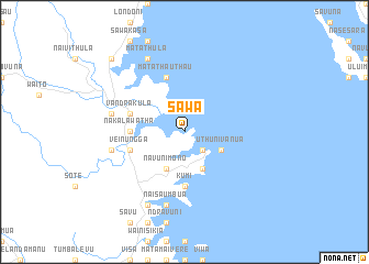 map of Sawa