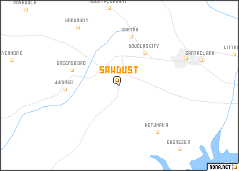 map of Sawdust