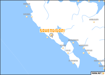 map of Sawendidori