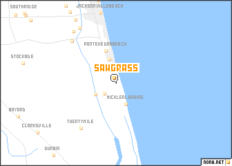 map of Sawgrass