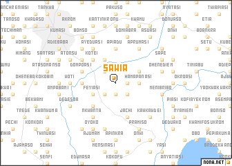 map of Sawia