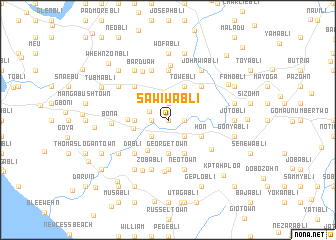 map of Sawiwabli