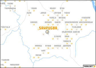 map of Sawrugba