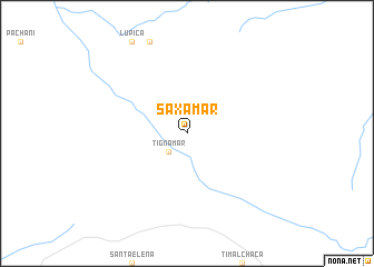 map of Saxamar