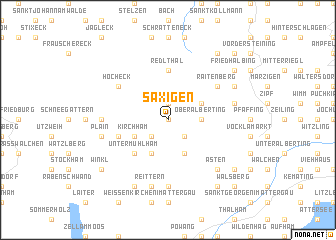 map of Saxigen