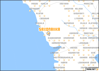 map of Saxonaíika