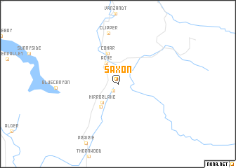 map of Saxon