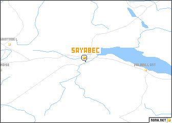 map of Sayabec