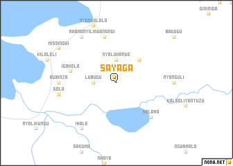 map of Sayaga