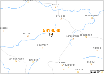 map of Sayalar