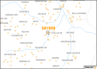 map of Sayana