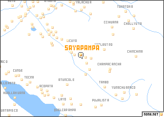 map of Sayapampa