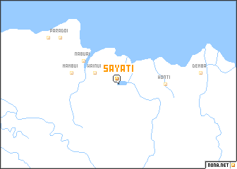 map of Sayati