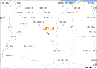 map of Sayca
