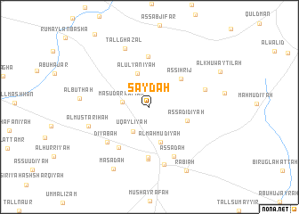 map of Şaydah