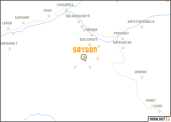 map of Saydon