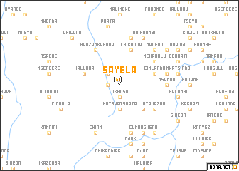 map of Sayela