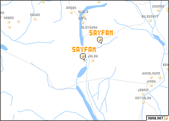 map of Sayfam