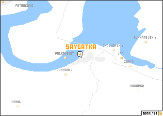 map of Saygatka