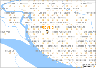 map of Sāylā