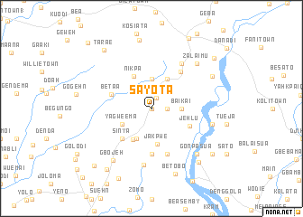 map of Sayota