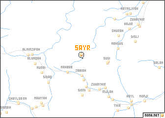 map of Sayr