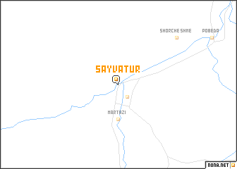 map of Sayvatur