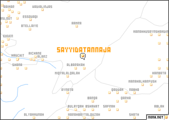 map of Sayyidat an Najā