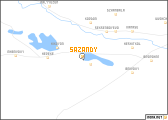 map of Sazandy